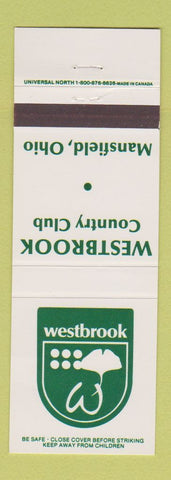 Matchbook Cover - Westbrook Country Club Mansfield OH