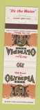 Matchbook Cover - Olympia Beer WA St Paul MN