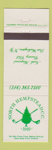 Matchbook Cover - North Hempstead Country Club Port Washington NY