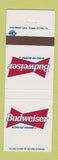 Matchbook Cover - Budweiser King of Beer