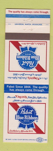 Matchbook Cover - Pabst Blue Ribbon Beer
