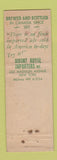 Matchbook Cover - Black Horse Ale Beer feature New York City WEAR