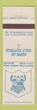 Matchbook Cover - Bay Pointe Golf Club West Bloomfield MI