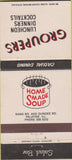Matchbook Cover - Groupers Restaurant Palatine IL 30 Strike