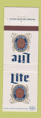 Matchbook Cover - Miller Lite Beer WEAR