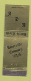 Matchbook Cover - Riverside Country Club Battle Creek MI WEAR