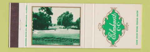 Matchbook Cover - Elmhurst Country Club IL