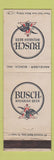 Matchbook Cover - Busch Bavarian Beer Anheuser