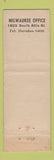 Matchbook Cover - Acme Fast Freight Trucking Milwaukee WI