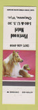 Matchbook Cover - Fleetwood Motel Cheyenne WY