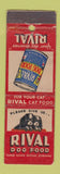 Matchbook Cover - Rival Dog Food WEAR