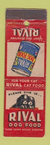 Matchbook Cover - Rival Dog Food WEAR