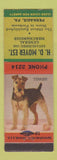 Matchbook Cover - HD Moyer General Store Perkasie PA Terrier Dog