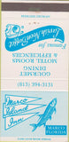 Matchbook Cover - Marco Island Inn Marco FL 30 Strike