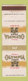 Matchbook Cover - Olympia Beer Tumwater WA WEAR