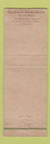 Matchbook Cover - The Schlitz Brown Bottle Milwaukee WI beer