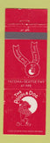 Matchbook Cover - The Poodle Dog Seattle WA restaurant