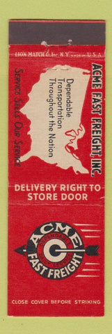 Matchbook Cover - Acme Fast Freight Trucking
