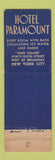 Matchbook Cover - Billy Rose's Diamond Horeshoe New York City girlie