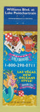 Matchbook Cover - Treasure Chest Casino Kenner LA girlie mermaid