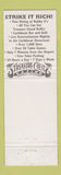 Matchbook Cover - Treasure Chest Casino Kenner LA girlie mermaid