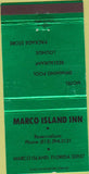 Matchbook Cover - Marco Island Inn Marco Island FL 30 Strike