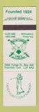 Matchbook Cover - Ladies' Golf Club Toronto ON