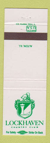 Matchbook Cover - Lockhaven Country Club Alton IL