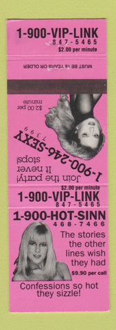 Matchbook Cover - Phone Sex girlie Sexy
