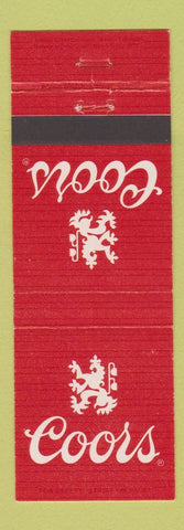 Matchbook Cover - Coors Beer