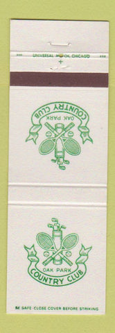 Matchbook Cover - Oak Park Country Club IL