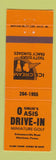 Matchbook Cover - Osmun's Oasis Drive In Mini Golf Allentown PA