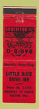 Matchbook Cover - Little Dixie Drive Inn BBQ Fulton MO