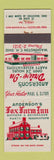 Matchbook Cover - Anderson's Fox Farm Inn Chillicothe OH Washington Court House