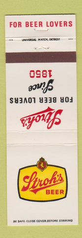 Matchbook Cover - Stroh's Beer