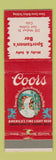Matchbook Cover - Coors Beer Molly & Solly Sportsman's Bar Fort Collins Colorado
