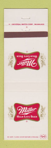 Matchbook Cover - Miller High Life Beer