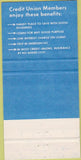 Matchbook Cover - Visking Credit Union Lindsay ON 30 Strike