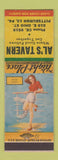 Matchbook Cover - Al's Tavern Pittsburgh PA pinup