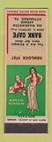 Matchbook Cover - Bank Cafe Pittsburgh PA pinup