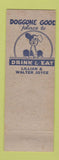 Matchbook Cover - P&M Bar Grill McKees Rocks PA pinup