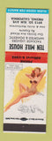 Matchbook Cover - Ten Mile House Fresno CA pinup