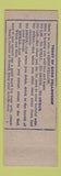 Matchbook Cover - York Grill Cabaret Pittsburgh PA pinup