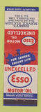 Matchbook Cover - Esso oil gas Harry's Chattanooga TN
