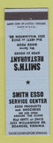 Matchbook Cover - Smith Esso oil gas Restaurant Roanoke VA