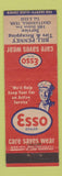Matchbook Cover - Esso oil gas Bill Penney Chattanooga TN