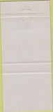 Matchbook Cover - Harvest Lounge Simcoe ON 30 Strike