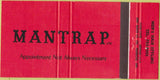 Matchbook Cover - Mantrap Men's Hair Salon 30 Strike