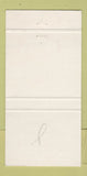 Matchbook Cover - Garage Valcourt Texaco oil gas Asbestos QC WEAR 30 Strike