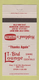 Matchbook Cover - Highland's Total oil gas Sturtevant WI 30 Strike